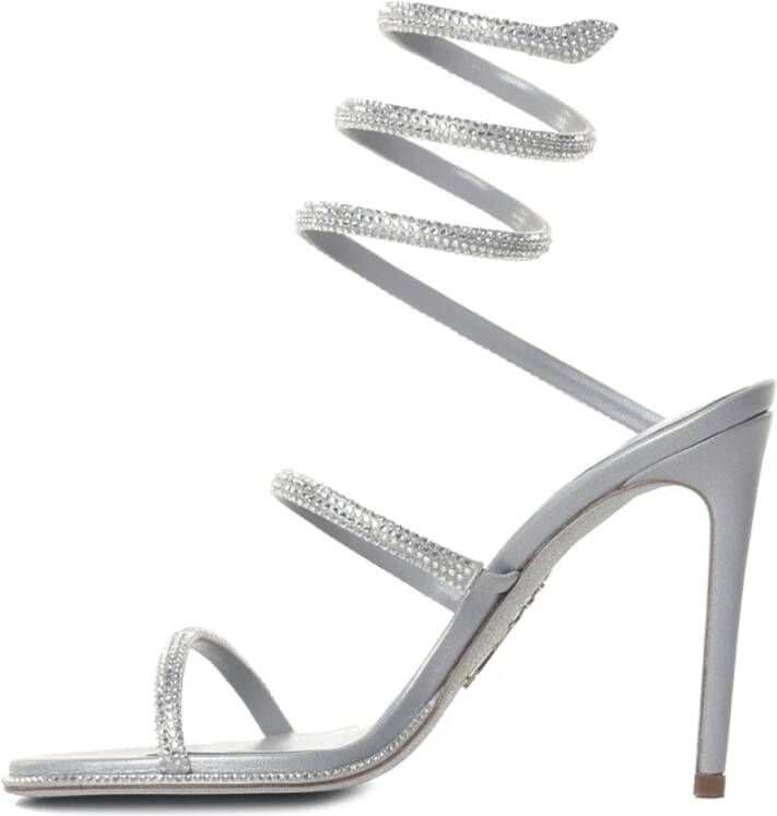 René Caovilla High Heel Sandals Gray Dames