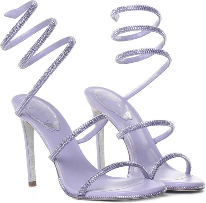 René Caovilla High Heel Sandals Paars Dames