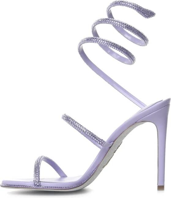 René Caovilla High Heel Sandals Paars Dames