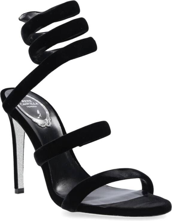 René Caovilla High Heel Sandals Zwart Dames