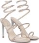 René Caovilla Kristal Cleo Beige Sandalen Beige Dames - Thumbnail 7