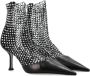 René Caovilla Kristal Mesh Stiletto Hak Schoenen Black Dames - Thumbnail 2