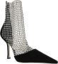 René Caovilla Kristal Strass Slingback Mid-High Heel Black Dames - Thumbnail 2