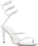 René Caovilla Metallic Rhinestone Spiral Strap Sandalen Gray Dames - Thumbnail 3