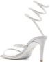 René Caovilla Metallic Rhinestone Spiral Strap Sandalen Gray Dames - Thumbnail 4