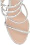 René Caovilla Metallic Silver Sandalen met Slangen Hardware Gray Dames - Thumbnail 4