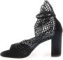 René Caovilla Net Heeled Sandal Black Dames - Thumbnail 3