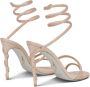 René Caovilla Nude Strappy Sandals Beige Dames - Thumbnail 3