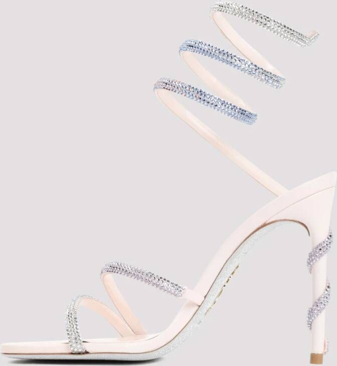 René Caovilla Pastel Strass Sandalen Multicolor Dames