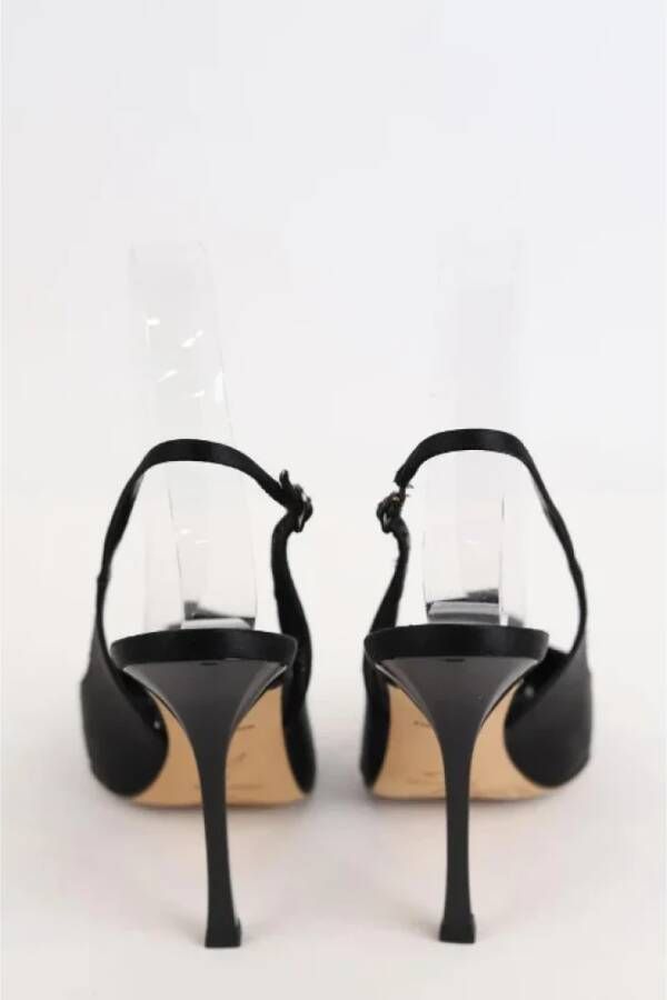 René Caovilla Pre-owned Fabric heels Black Dames