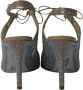 René Caovilla Pre-owned Fabric heels Gray Dames - Thumbnail 4