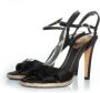 René Caovilla Pre-owned Fabric sandals Black Dames - Thumbnail 2