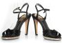 René Caovilla Pre-owned Leather heels Black Dames - Thumbnail 6