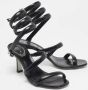 René Caovilla Pre-owned Leather sandals Black Dames - Thumbnail 3