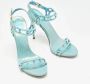 René Caovilla Pre-owned Leather sandals Blue Dames - Thumbnail 4