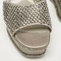 René Caovilla Pre-owned Leather sandals Gray Dames - Thumbnail 6