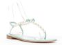 René Caovilla Pre-owned Leather sandals Green Dames - Thumbnail 2