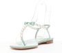 René Caovilla Pre-owned Leather sandals Green Dames - Thumbnail 4