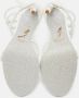 René Caovilla Pre-owned Leather sandals White Dames - Thumbnail 6