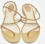 René Caovilla Pre-owned Leather sandals Yellow Dames - Thumbnail 3