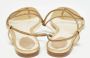 René Caovilla Pre-owned Leather sandals Yellow Dames - Thumbnail 5