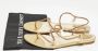 René Caovilla Pre-owned Leather sandals Yellow Dames - Thumbnail 9