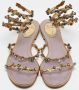 René Caovilla Pre-owned Leather sandals Yellow Dames - Thumbnail 2