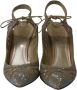 René Caovilla Pre-owned Satin heels Gray Dames - Thumbnail 2