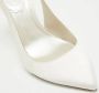 René Caovilla Pre-owned Satin heels White Dames - Thumbnail 7