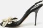 René Caovilla Pre-owned Satin sandals Black Dames - Thumbnail 2