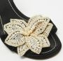 René Caovilla Pre-owned Satin sandals Black Dames - Thumbnail 7