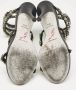 René Caovilla Pre-owned Satin sandals Black Dames - Thumbnail 4