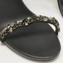 René Caovilla Pre-owned Satin sandals Black Dames - Thumbnail 5