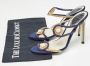 René Caovilla Pre-owned Satin sandals Blue Dames - Thumbnail 8