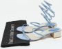 René Caovilla Pre-owned Satin sandals Blue Dames - Thumbnail 9