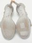 René Caovilla Pre-owned Satin sandals Gray Dames - Thumbnail 5