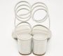 René Caovilla Pre-owned Satin sandals Gray Dames - Thumbnail 3