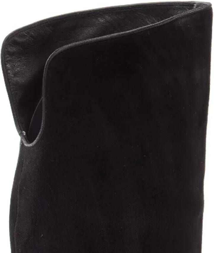 René Caovilla Pre-owned Suede boots Black Dames