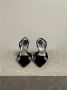 René Caovilla Pre-owned Velvet heels Black Dames - Thumbnail 3