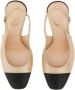 René Caovilla Rhinestone Leren Slingback Made in Italy Beige Dames - Thumbnail 2