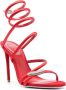 René Caovilla Rode Strappy Sandalen Red Dames - Thumbnail 2