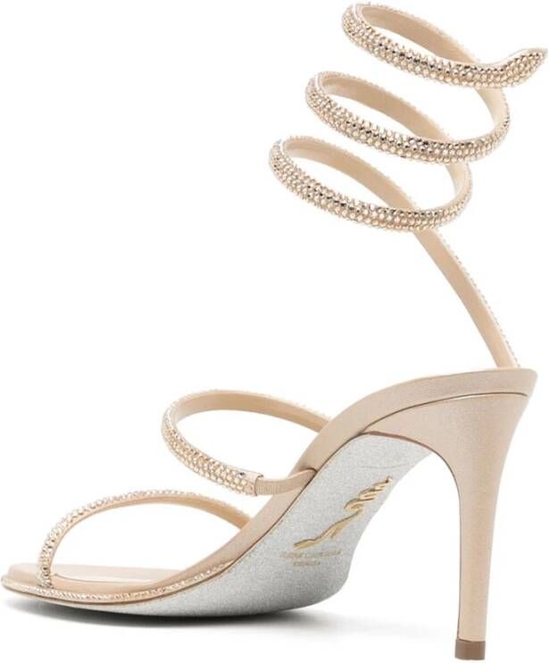 René Caovilla Stijlvolle Zomer Sandalen Beige Dames