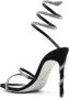 René Caovilla Zwarte Leren Sandalen Black Dames - Thumbnail 3