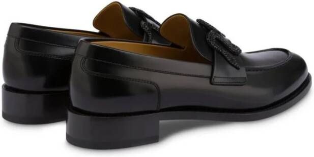 René Caovilla Zwarte Loafers met Stijl C118500200001V050 Black Dames