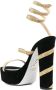 René Caovilla Zwarte Strappy Sandalen Black Dames - Thumbnail 3