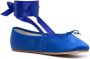 Repetto Blauwe Satijnen Ballet Flats Blue Dames - Thumbnail 3