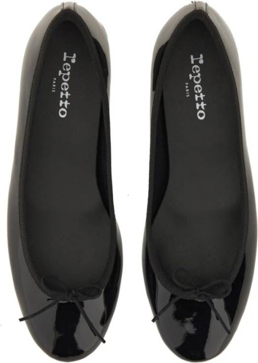 Repetto Moderne Ballerina's met Rubberen Zool Black Dames