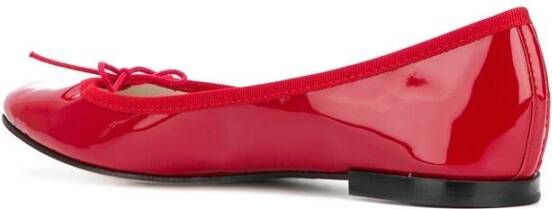 Repetto Rode Ballerina Schoenen van Lakleer Red Dames