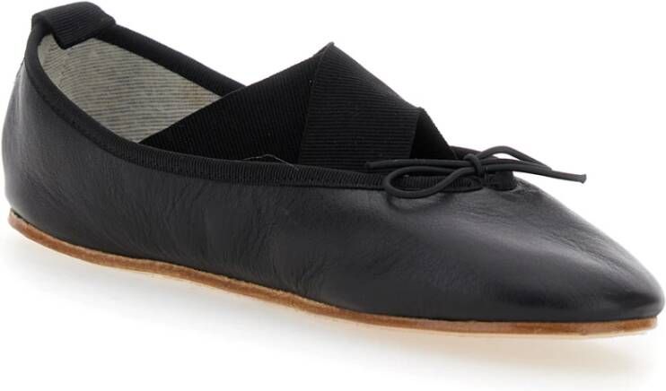 Repetto Zwarte platte schoenen Gianna BAB Black Dames