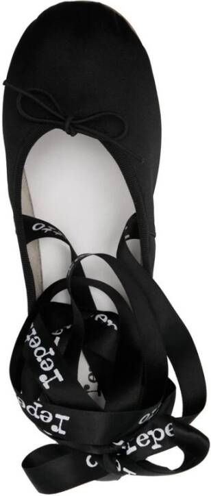 Repetto Zwarte Satijnen Balletschoenen Black Dames